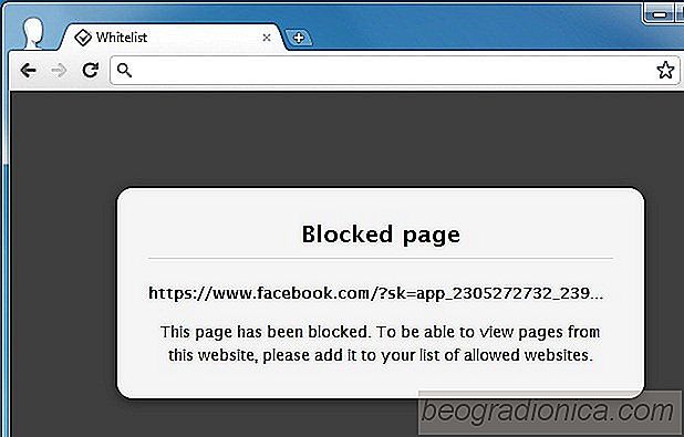 Web exception. Whitelist